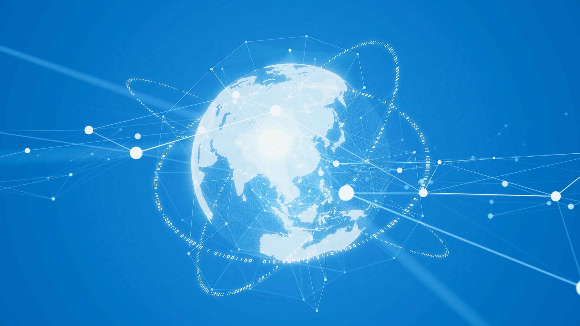 Global communication network concept. Graphical User Interface. Abstract background.